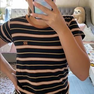 billabong striped top
